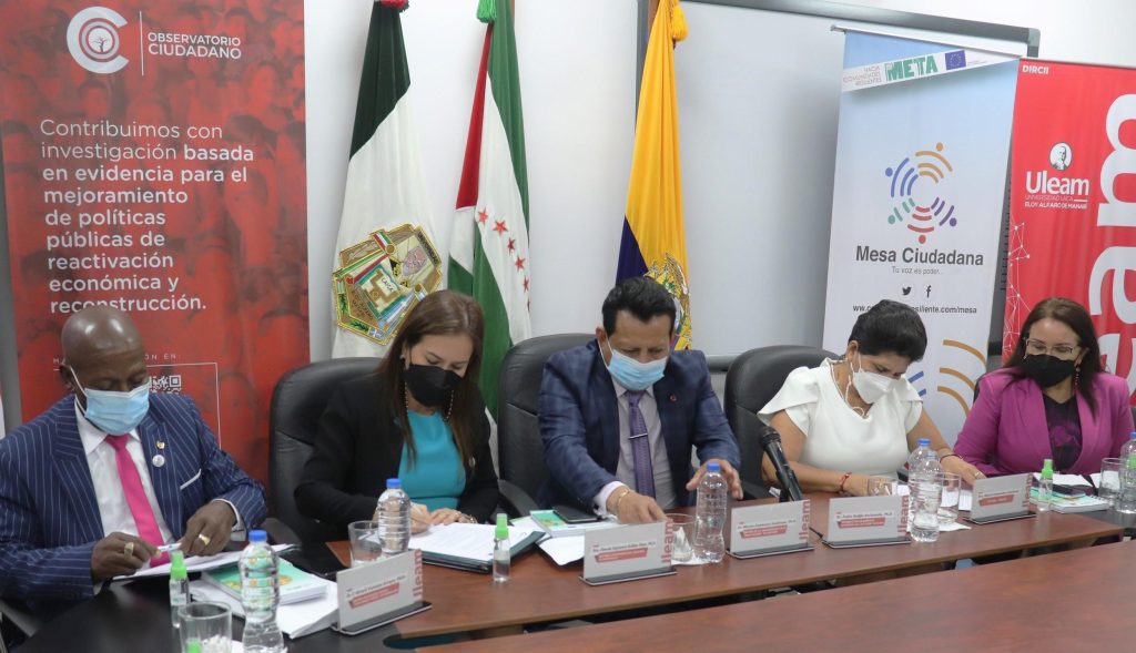 Rectores de Universidades firman el convenio de conformación de la Red de Observatorios de Manabí y Esmeraldas.